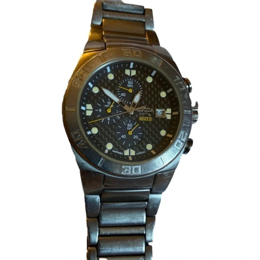 MENS BOCCIA TITANIUM WATCH